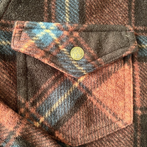 O’Neil ZUMA Super fleece Flannel Shirt Shacket Snap front closure Plaid women M - Picture 11 of 17